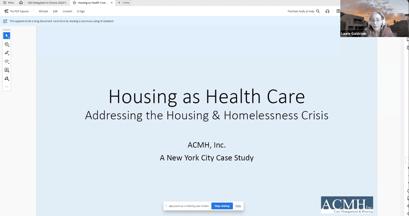 Housing Homelessness Crisis With ACMH by Daniel Johansson YouTube 12 05 2025 10 03 AM